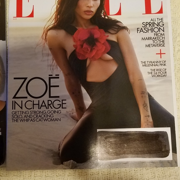Two magazines 1  People Magazine March 2022 issue1 Elle Magazine March 202 - Picture 4 of 11